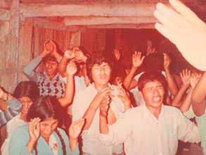 Momento de conversión del Pastor Pedro Contreras